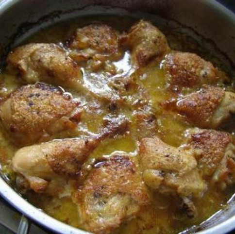 Mustáros hagymás csirke 45 perc alatt recept
